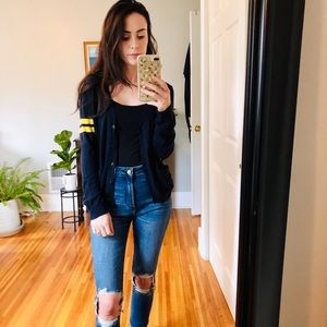 Gap Varsity Stripe Cardi